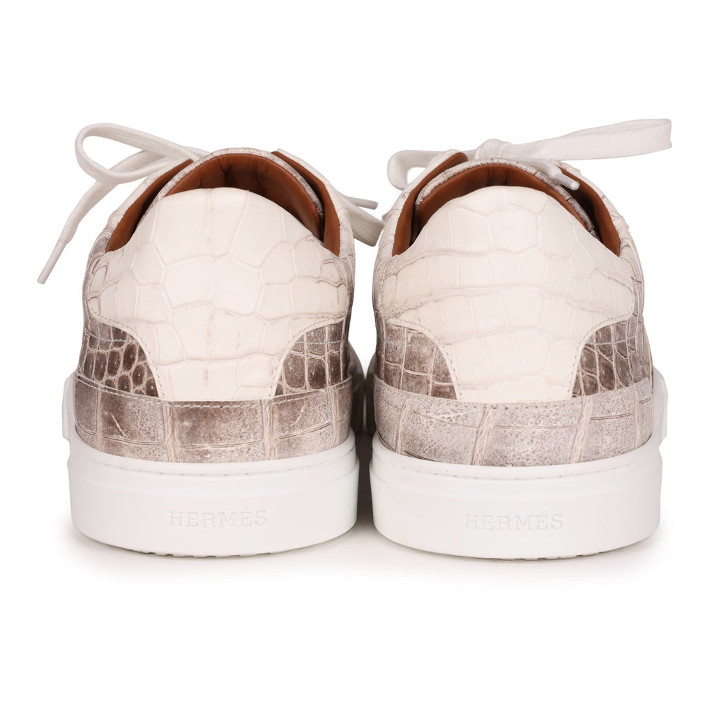 Hermes Day Sneaker Himalaya Niloticus Crocodile 43.5 EU