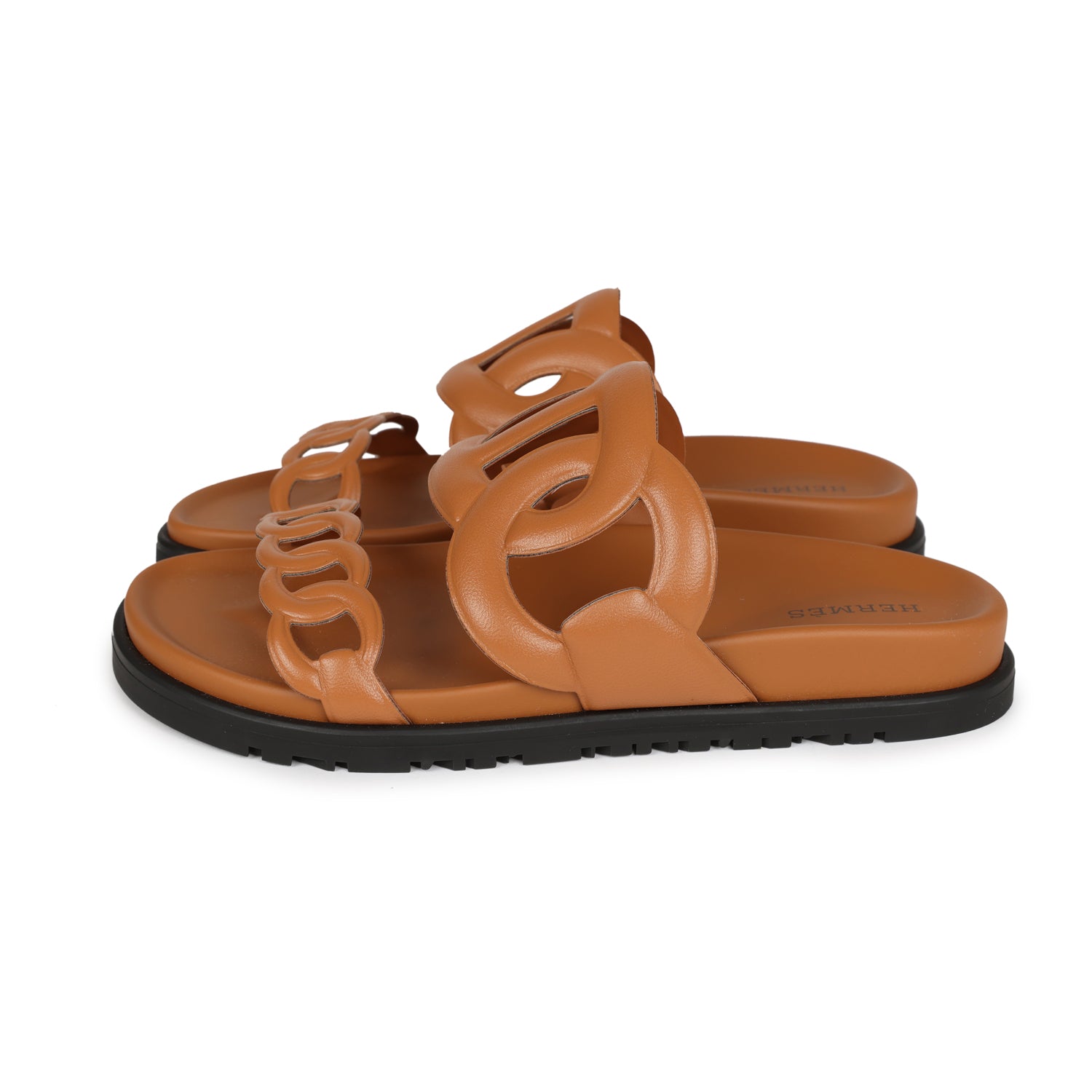 Hermes Extra Techno Sandal Naturel Calfskin 36 EU