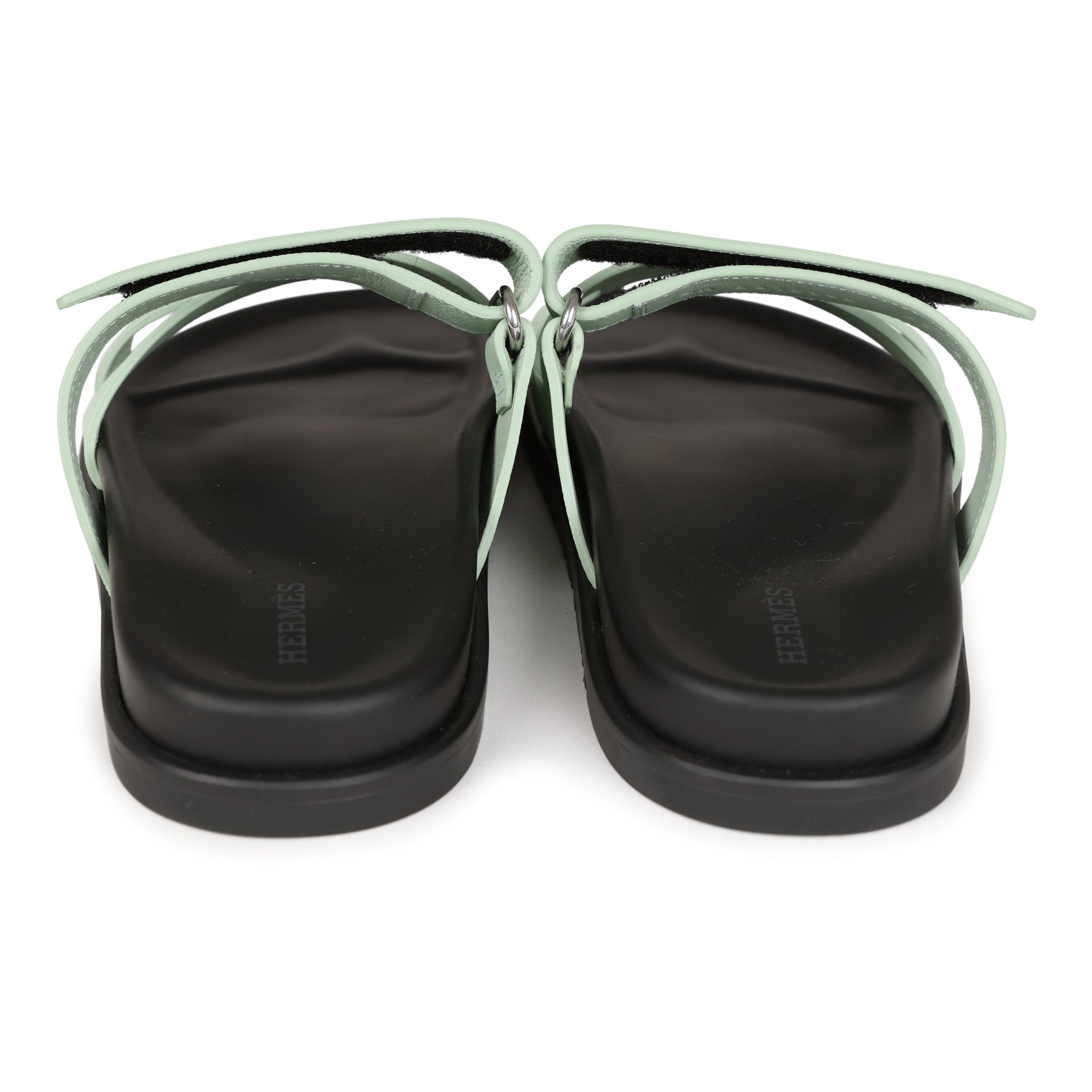 Hermes Chypre Sandal Vert Jade Epsom Palladium Hardware 35 EU