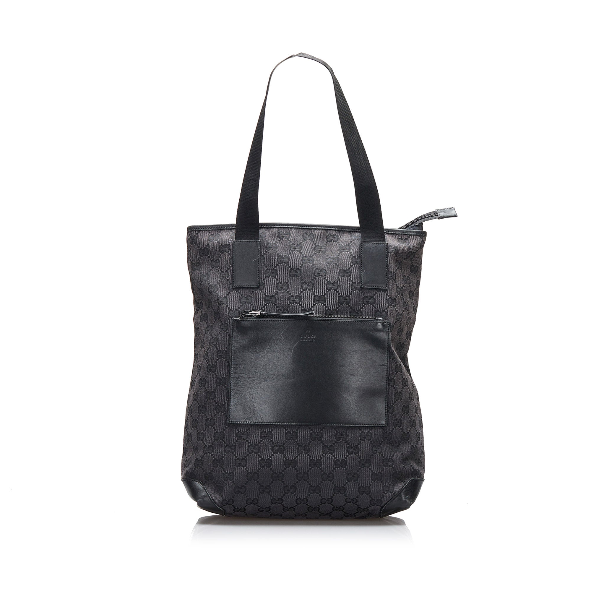 Gucci Tote Bag Black GG Canvas
