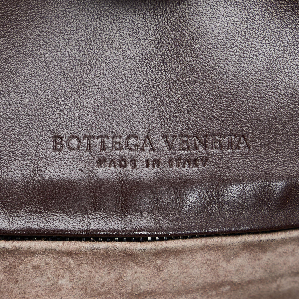 Bottega Veneta Intrecciato Crossbody Bag Brown