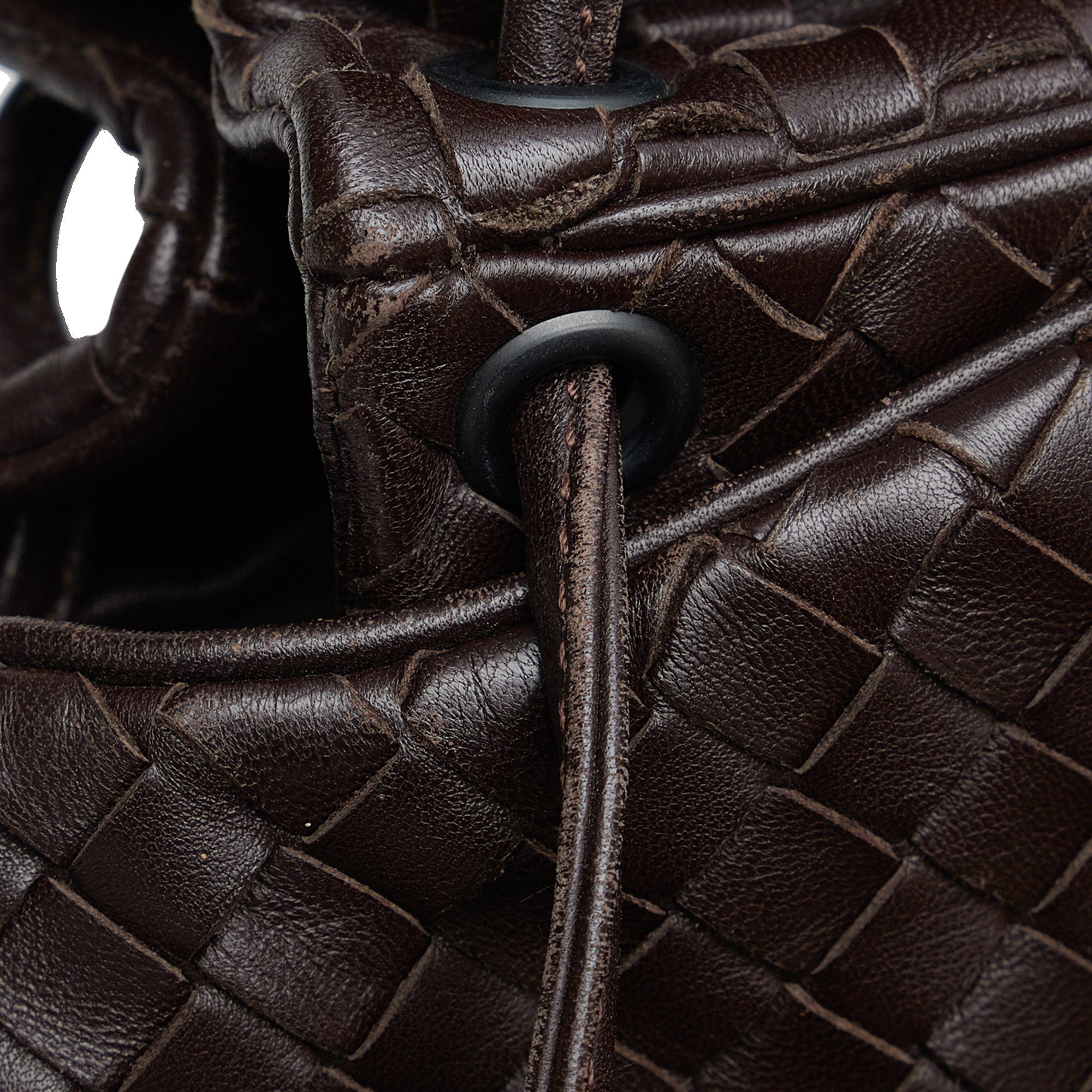 Bottega Veneta Intrecciato Crossbody Bag Brown