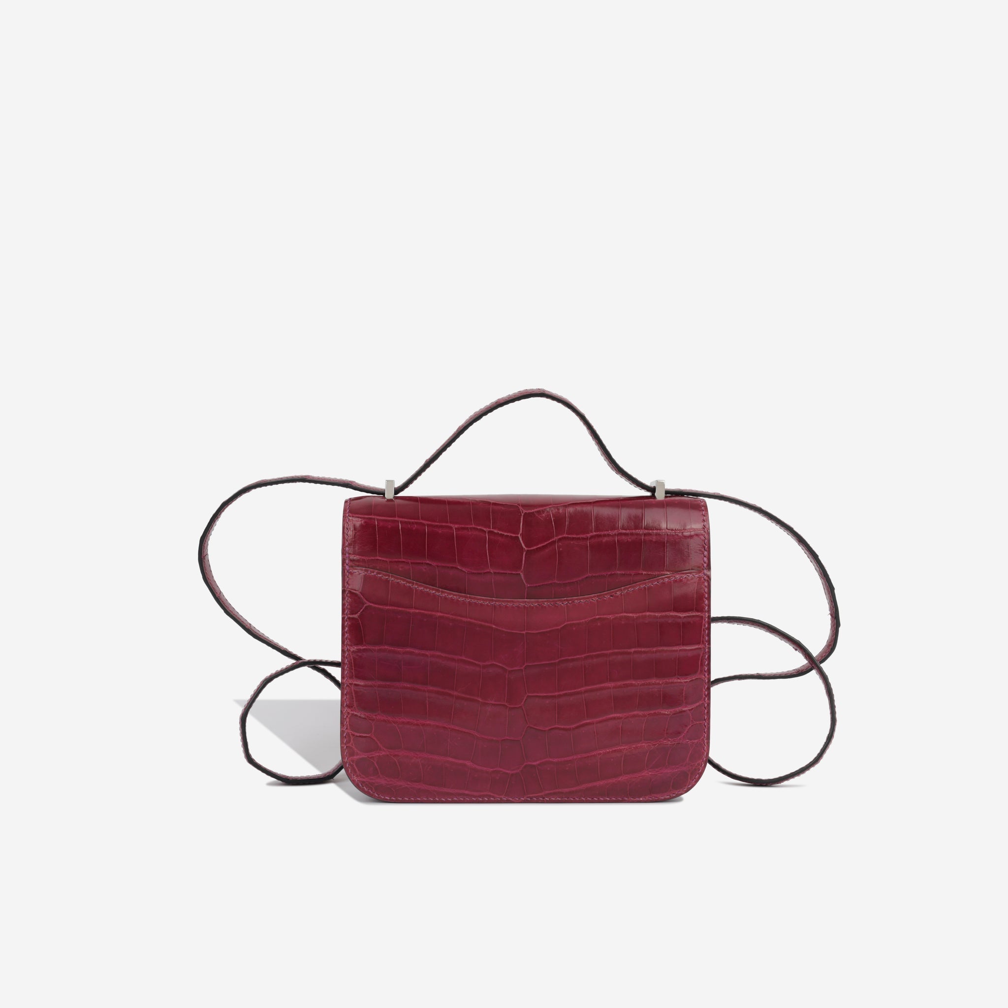 Hermès Constance 18 - Cassis Shiny Croc