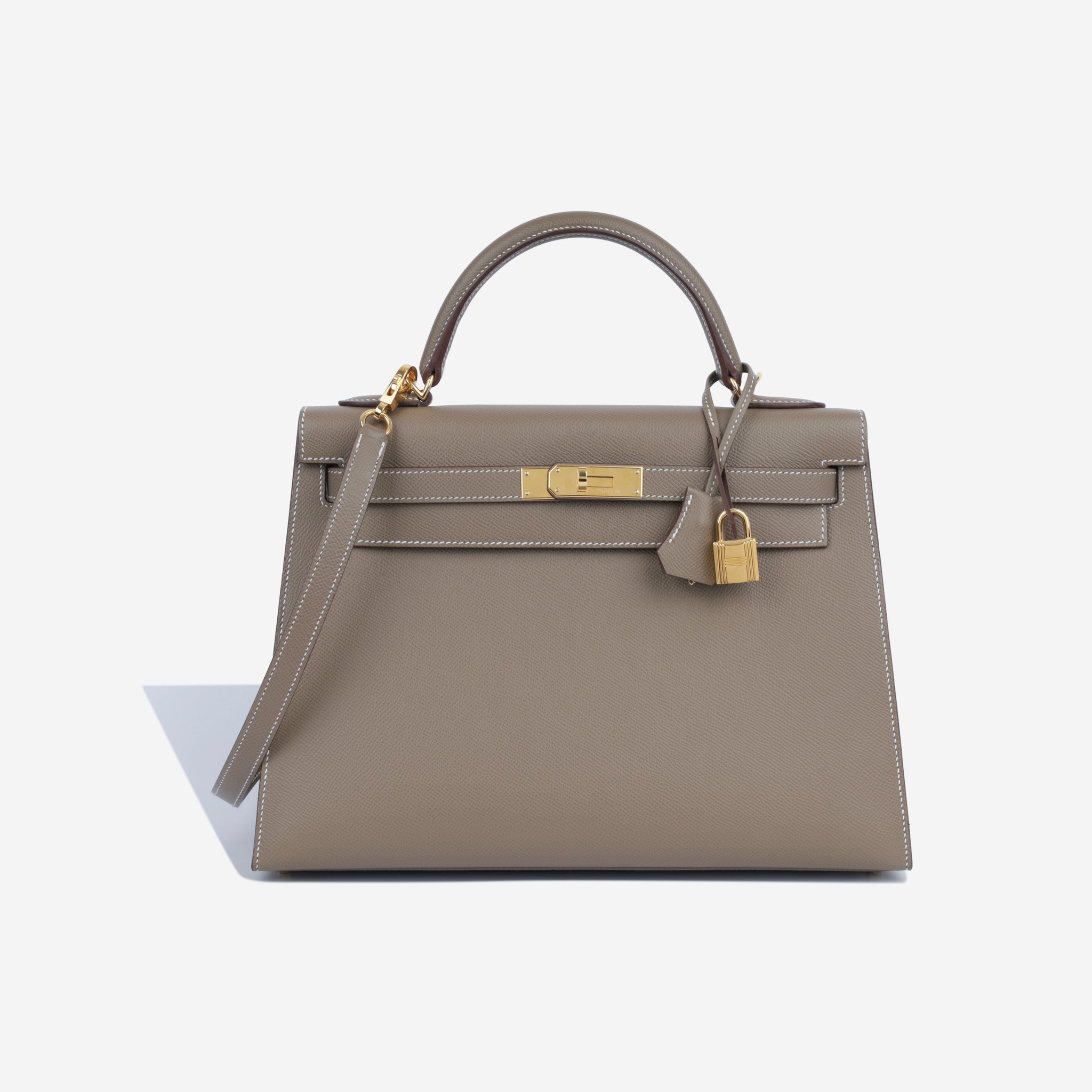 Hermès Kelly 32 - Etoupe Epsom