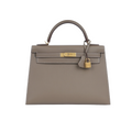 Hermès Kelly 32 - Etoupe Epsom
