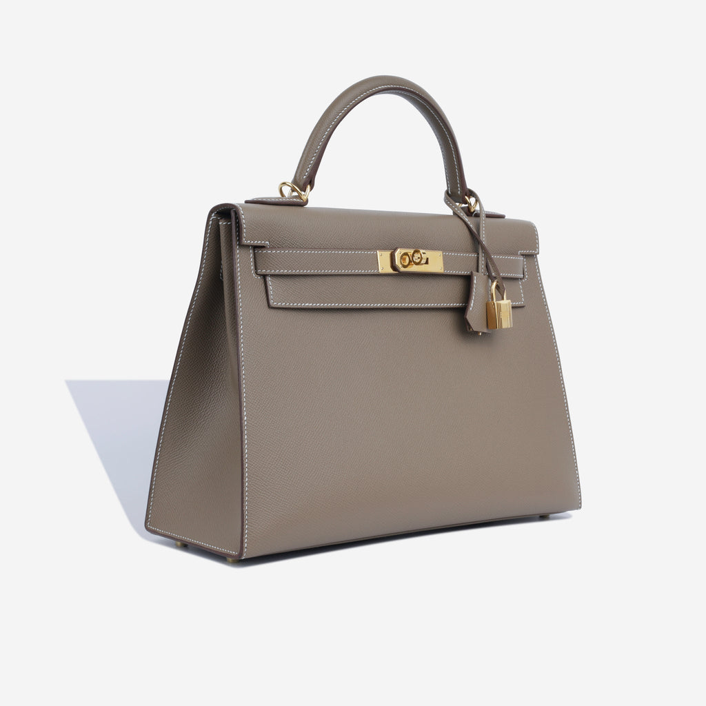Hermès Kelly 32 - Etoupe Epsom
