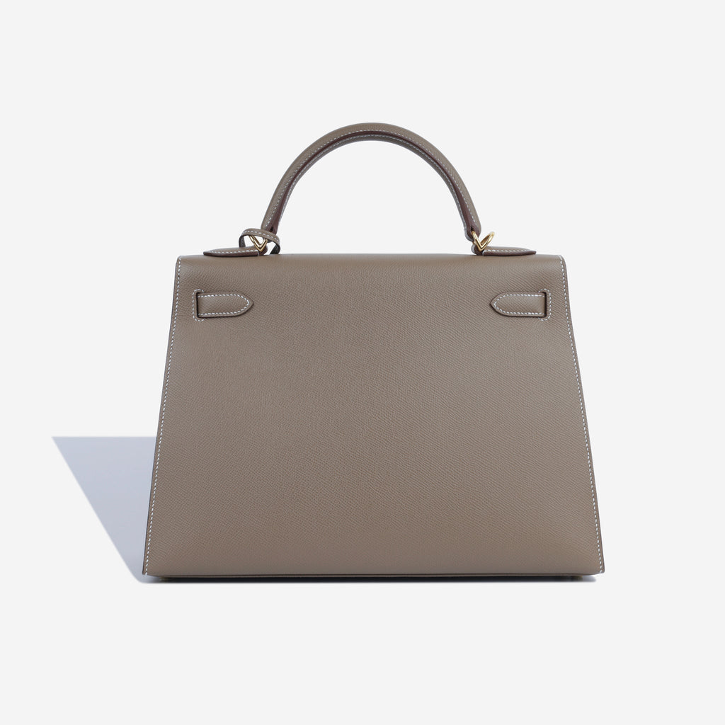 Hermès Kelly 32 - Etoupe Epsom