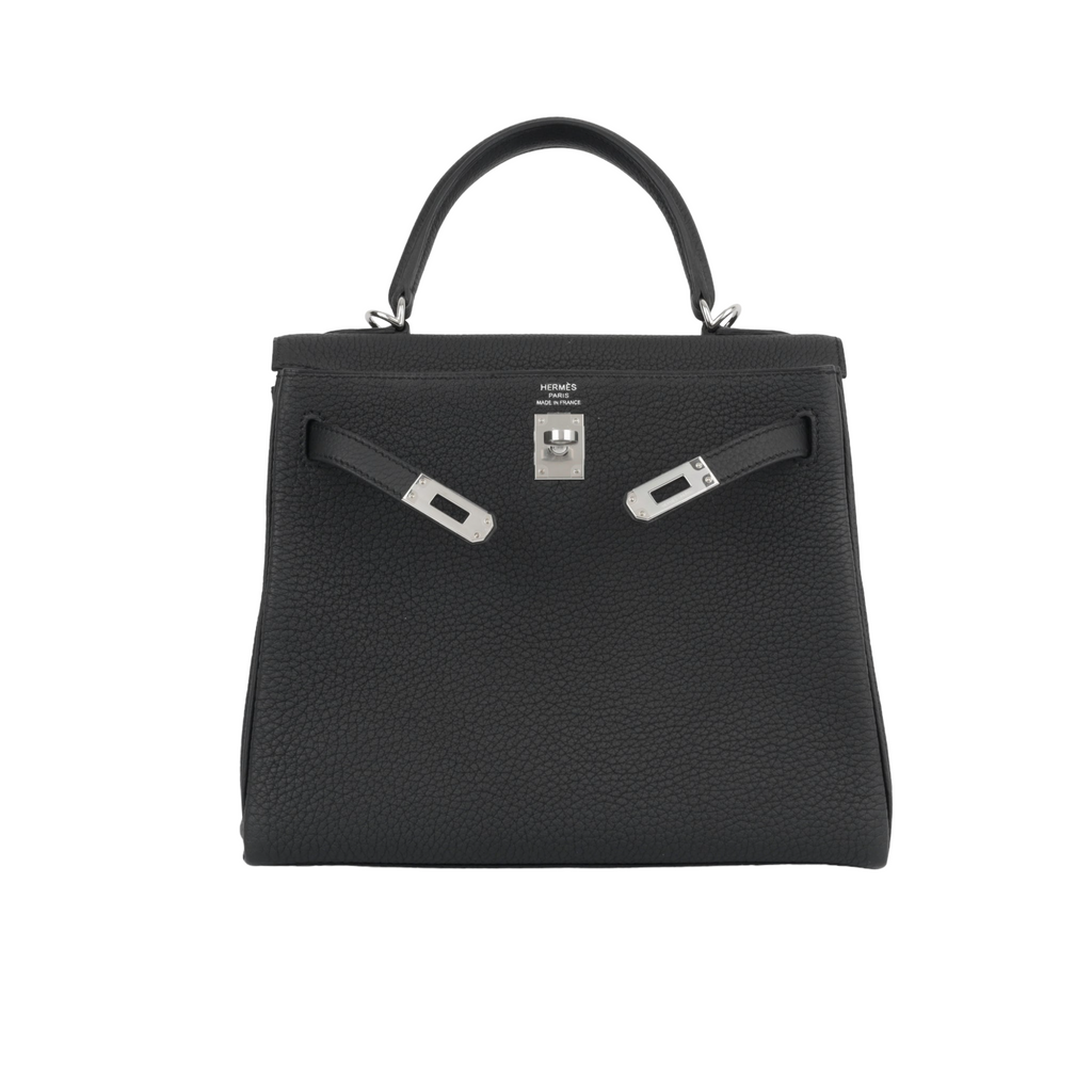 Hermès Kelly 25 - Black Togo - PHW (NWT)
