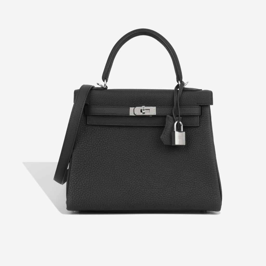 Hermès Kelly 25 - Black Togo - PHW (NWT)