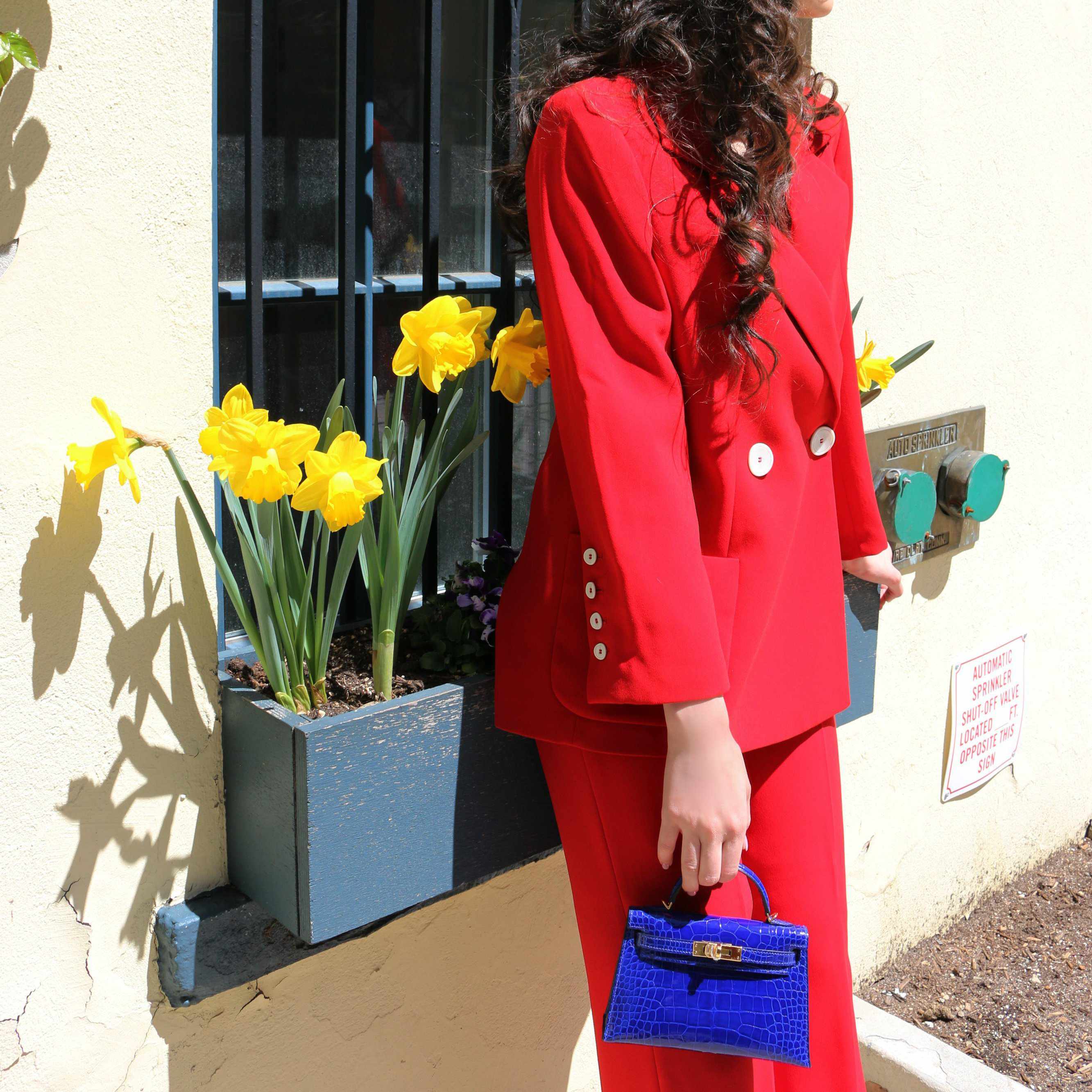 Hermès Kelly 20 Mini II Sellier Blue Electric Alligator Gold Hardware