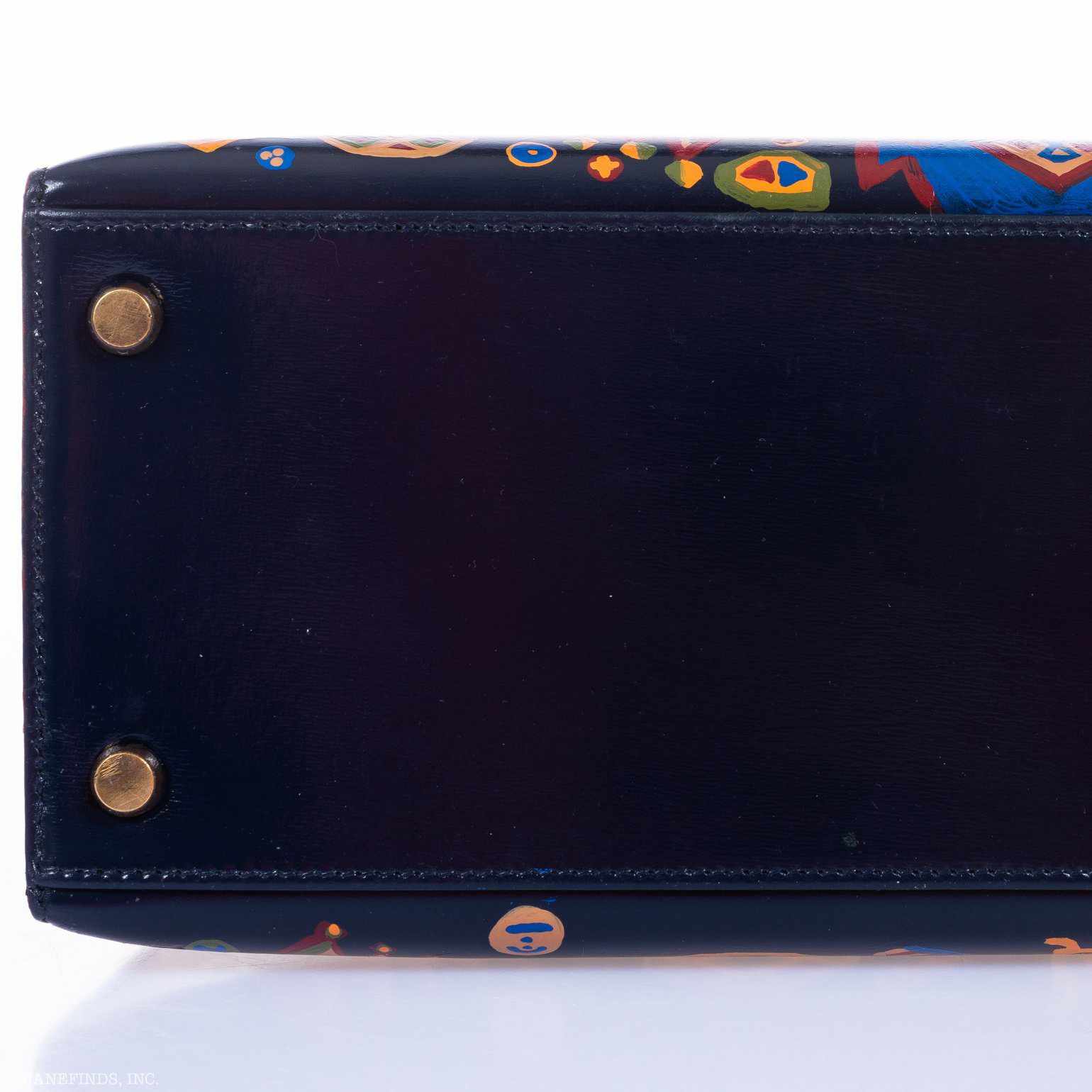Hermès Kelly 28 Black Box Gold Hardware
