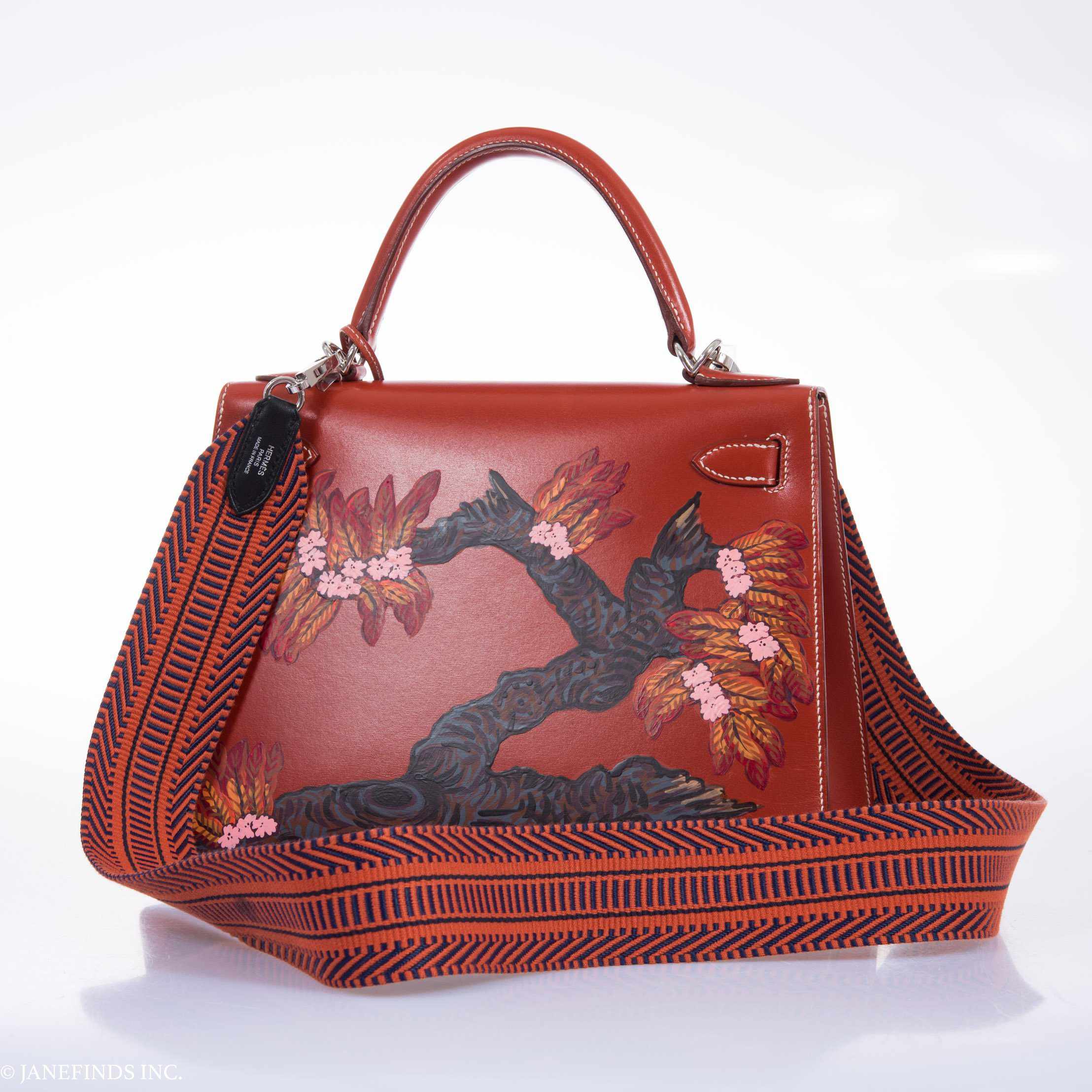 Hermès Kelly 28 Brick Box "The Falcon" Palladium Hardware