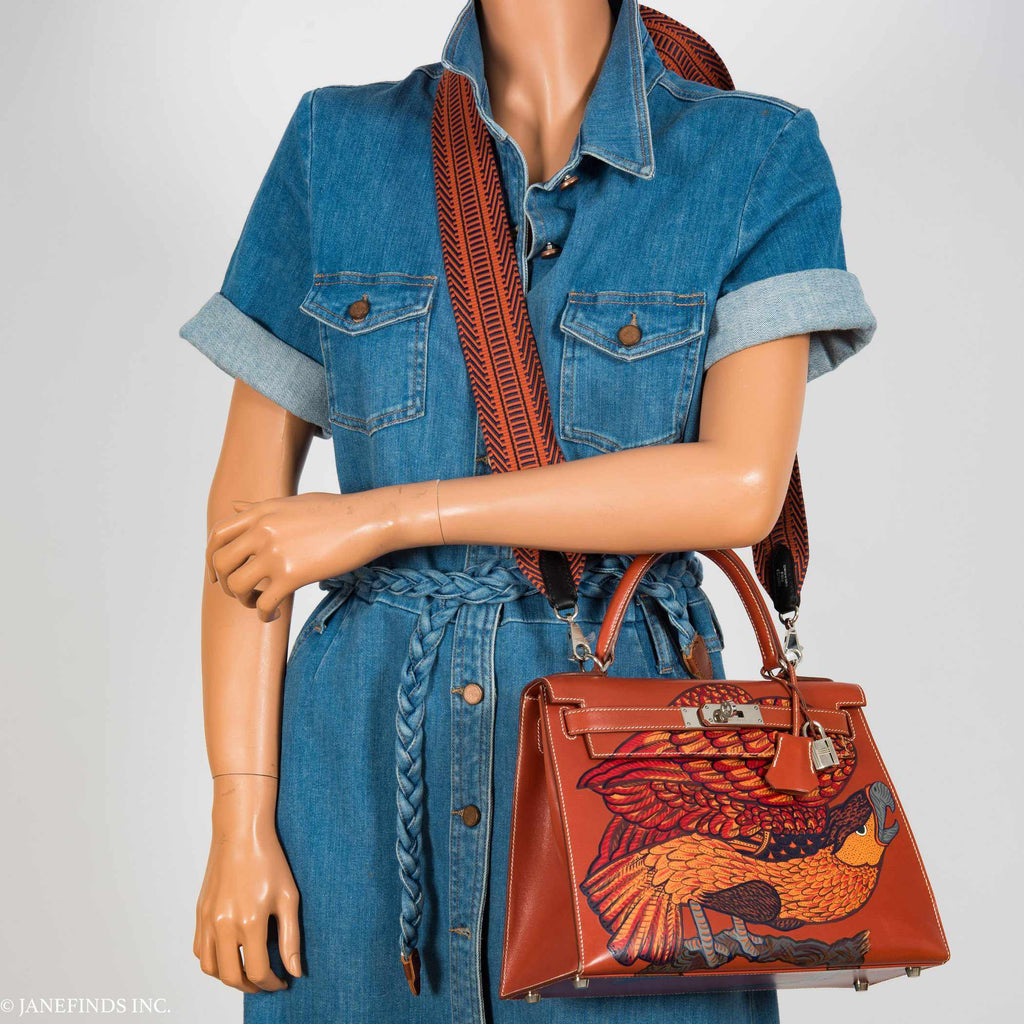 Hermès Kelly 28 Brick Box "The Falcon" Palladium Hardware