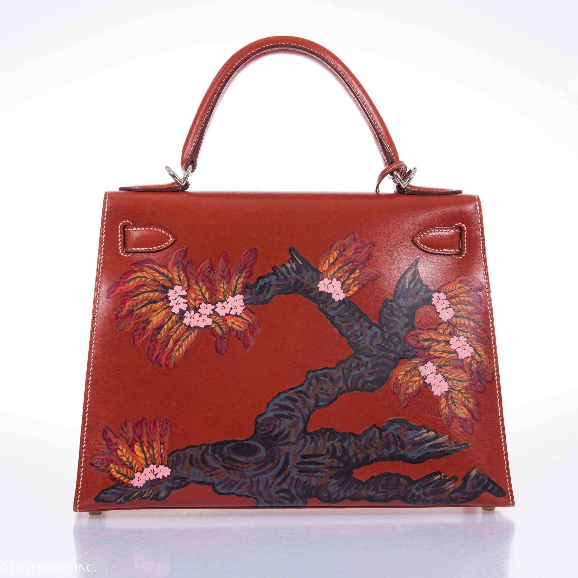 Hermès Kelly 28 Brick Box "The Falcon" Palladium Hardware
