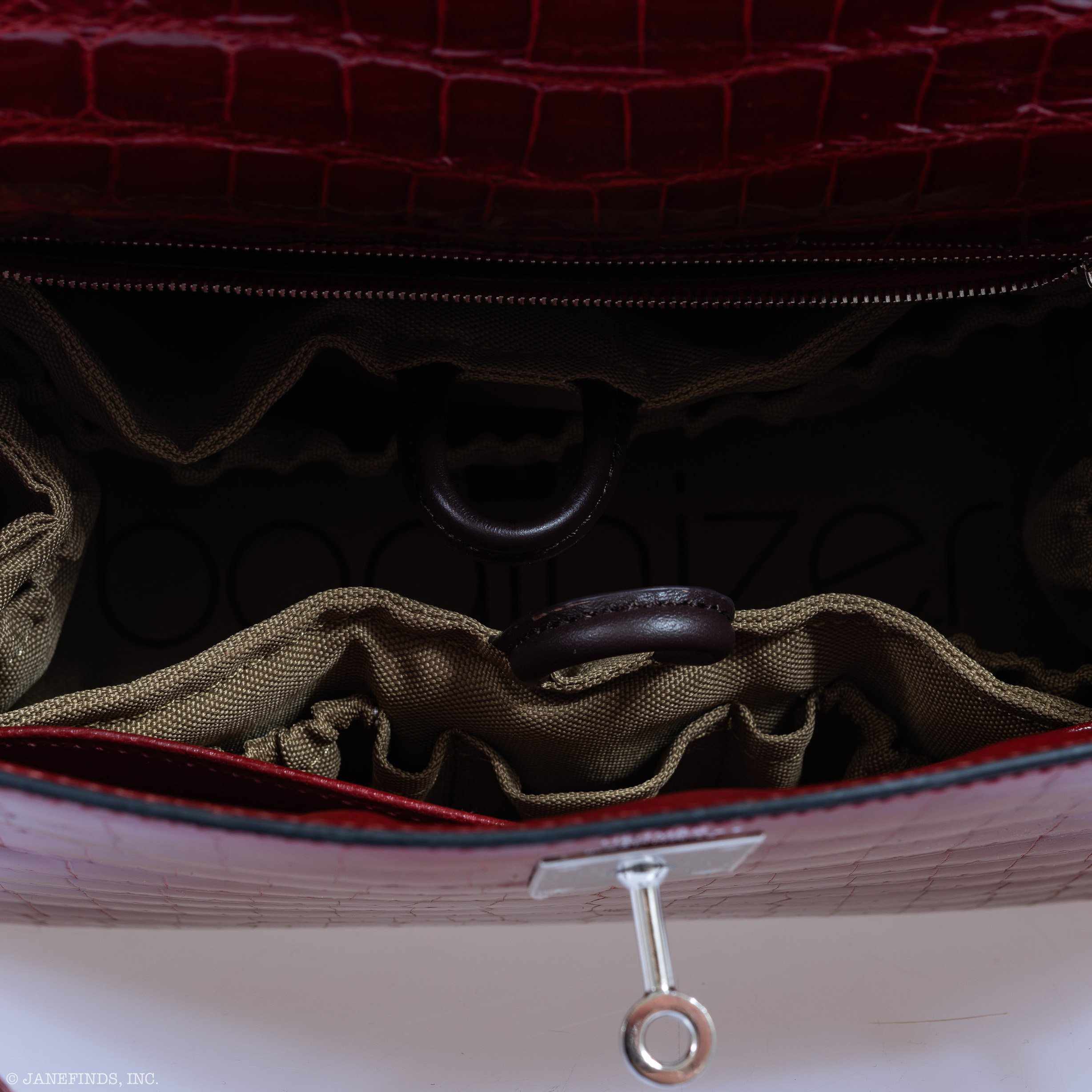 Hermès Kelly 28 Sellier Rouge H Niloticus Crocodile Palladium Hardware
