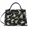 Hermès Kelly 32 Black Box Camouflage Ruthenium Hardware