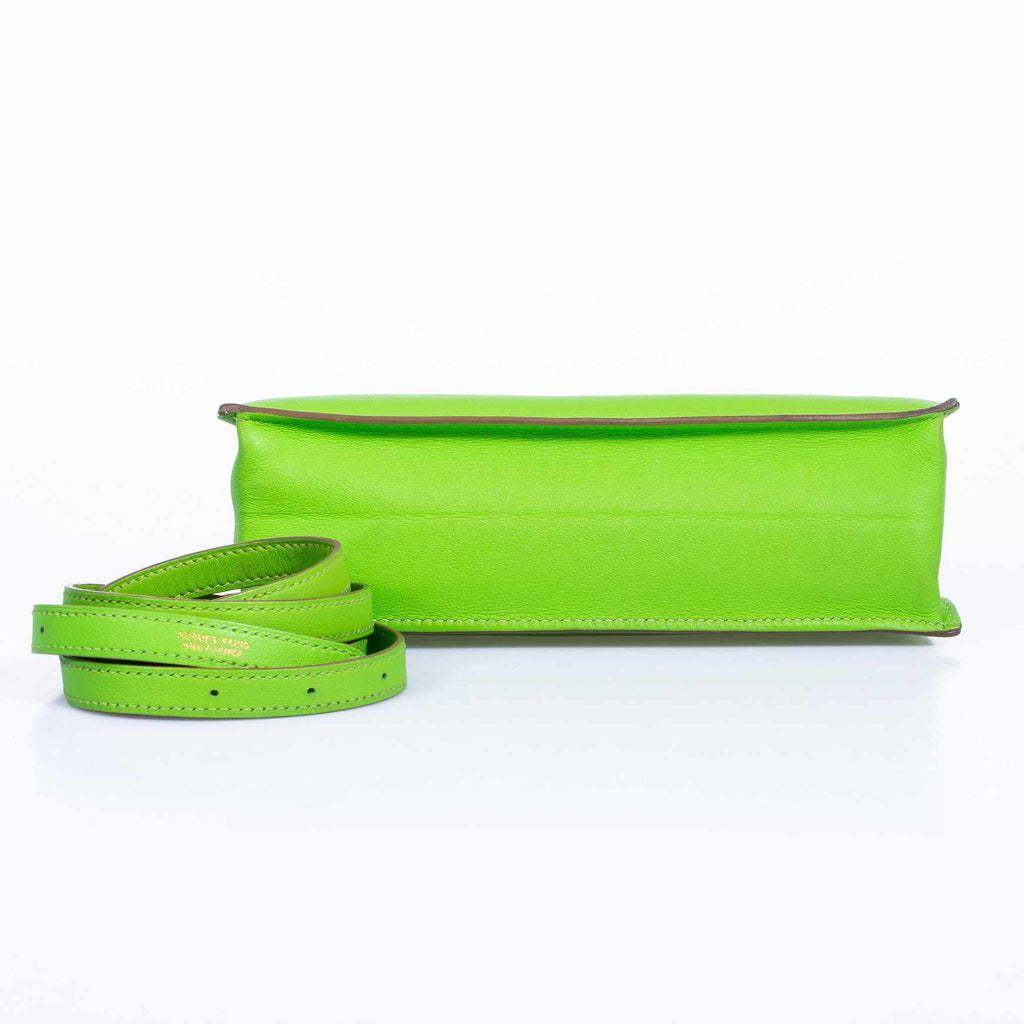 Hermès Kelly Danse Apple Green Swift Gold Hardware
