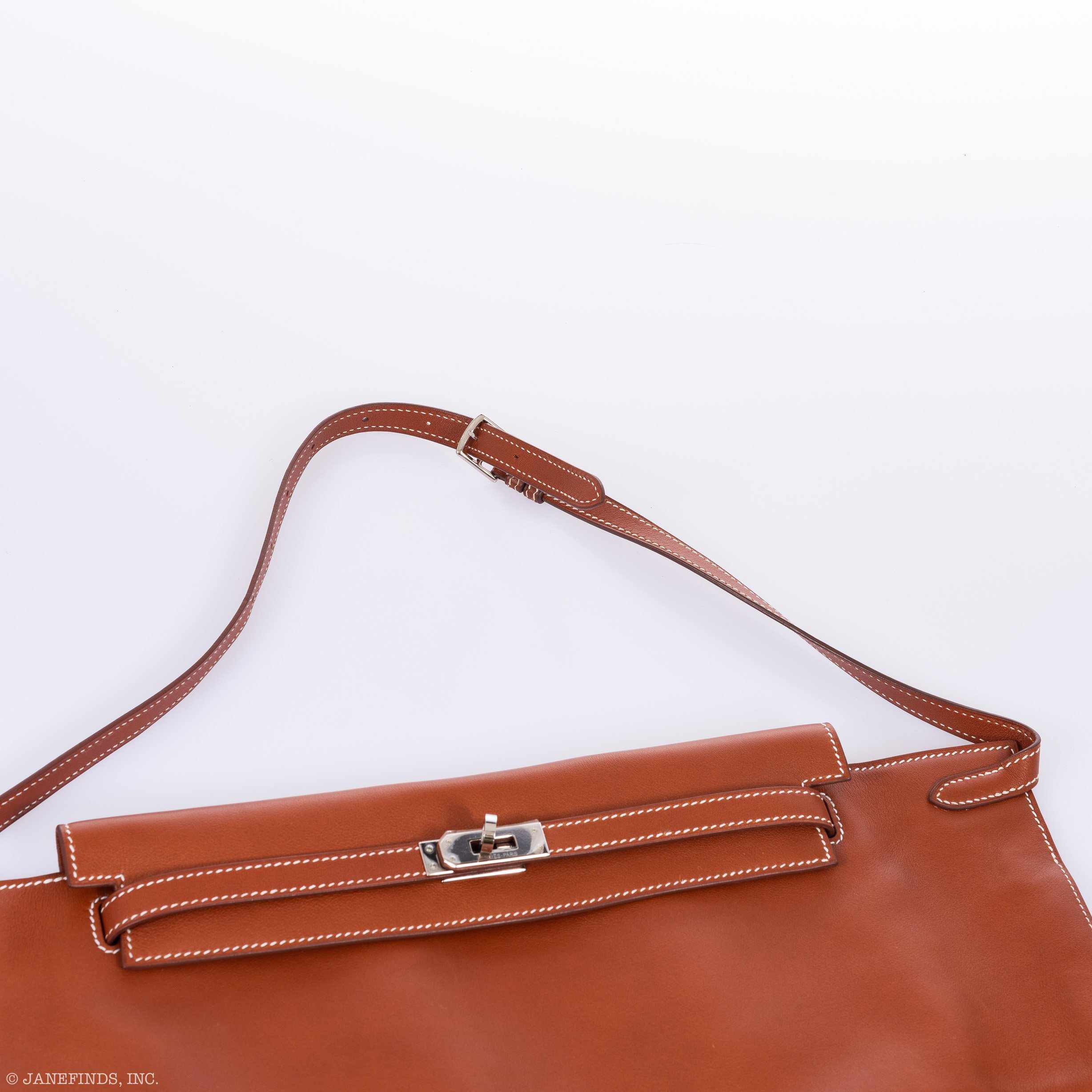 Hermès Kelly JPG Runway Belt Fanny Pack Gold Swift Palladium Hardware - Limited Edition