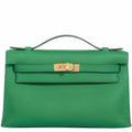 Hermès Kelly Mini Pochette Vert Vertigo Swift Gold Hardware