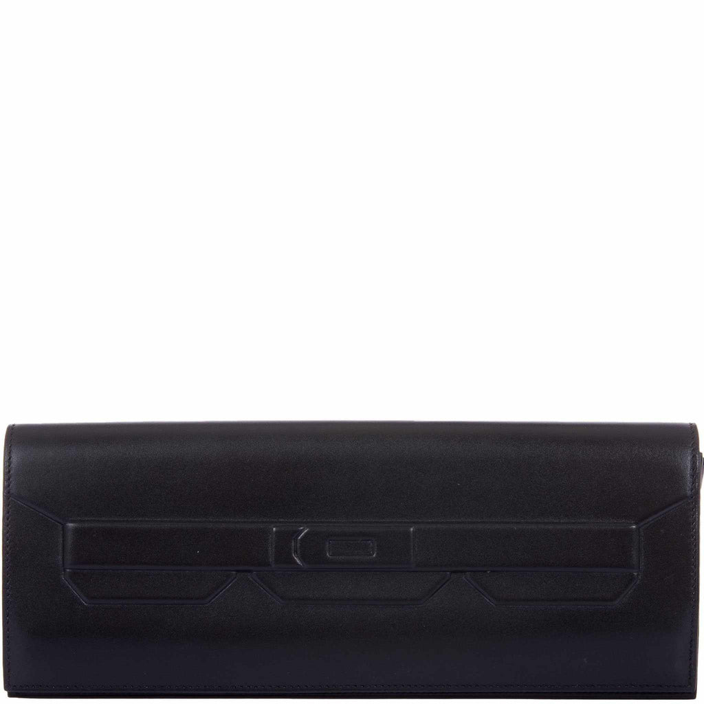 Hermès Kelly "Shadow" Clutch Evercalf Long