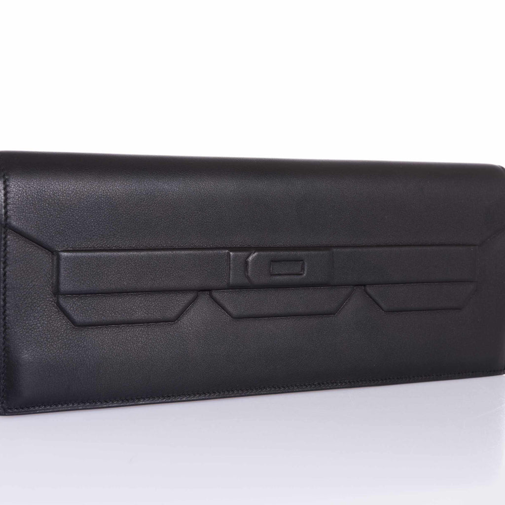 Hermès Long Pochette "Kelly Shadow" Evercalf Limited Edition