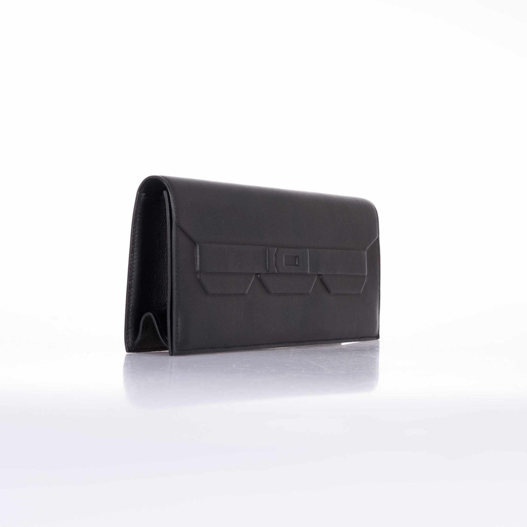 Hermès Long Pochette "Kelly Shadow" Evercalf Limited Edition