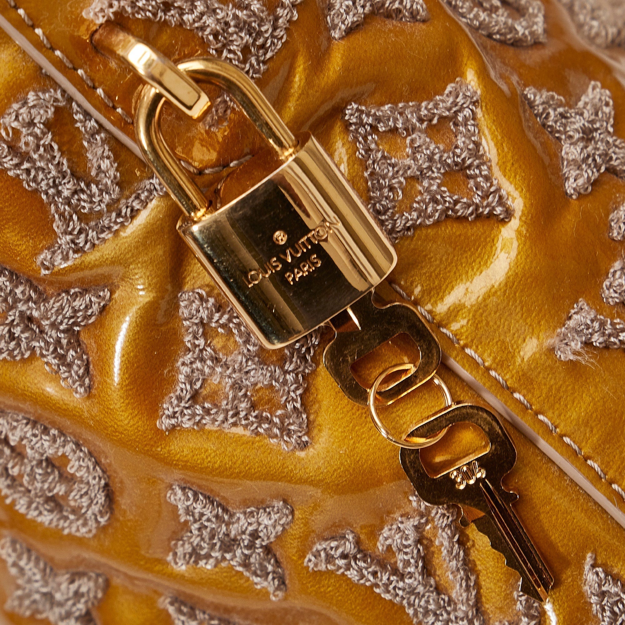 LOUIS VUITTON Monogram Fascination Lockit Handbag