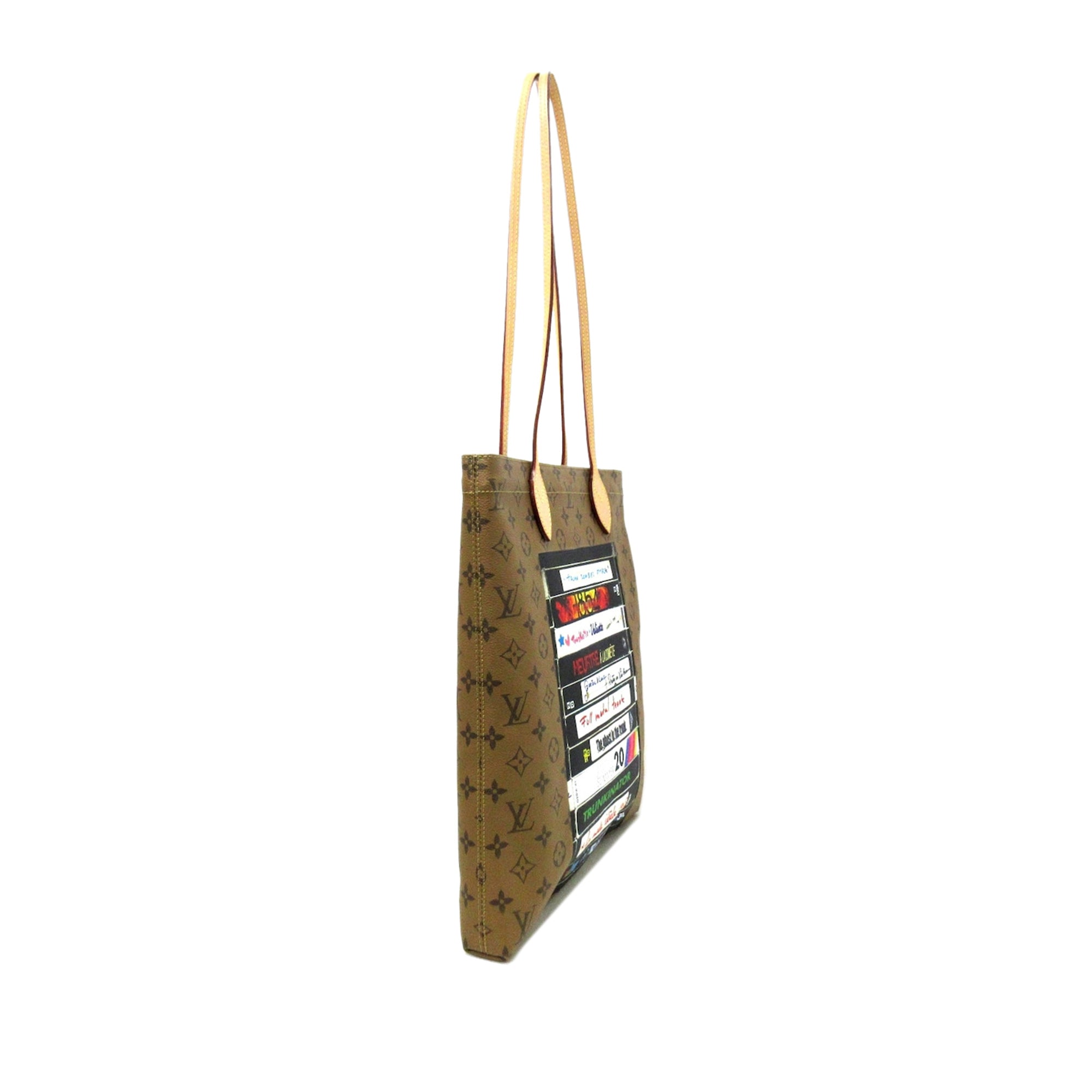 LOUIS VUITTON Monogram Reverse VHS Tape Carry It Tote Bag