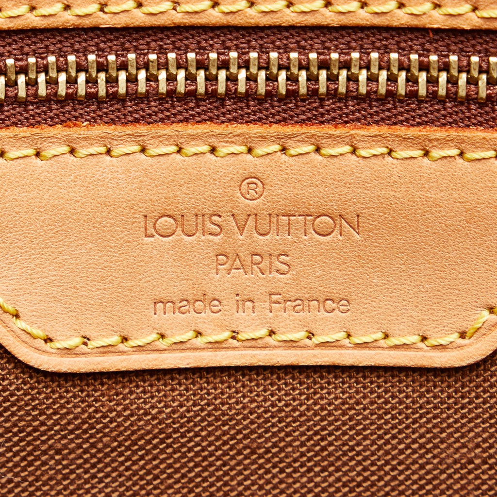 LOUIS VUITTON Monogram Cabas Mezzo Tote Bag