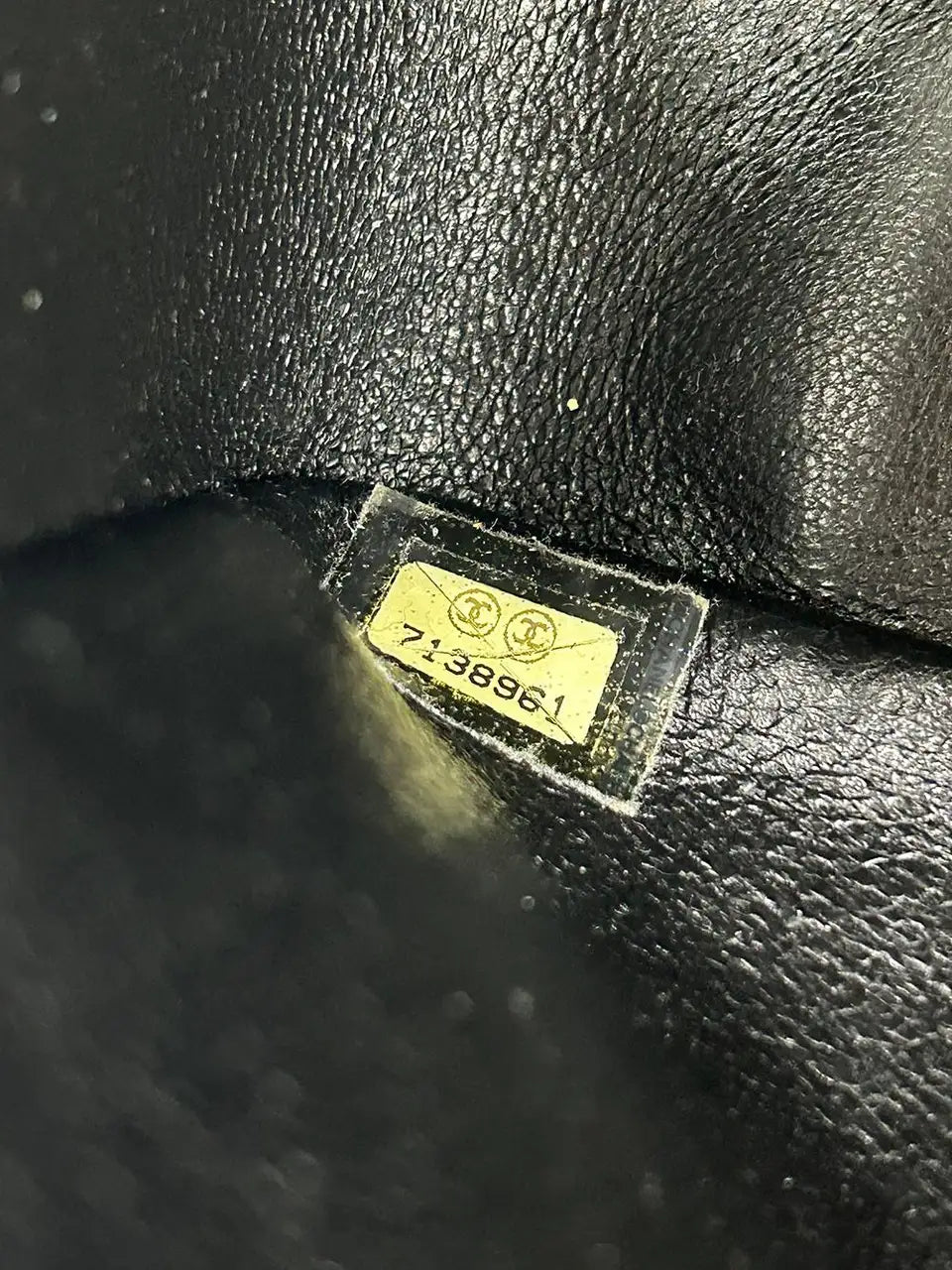 Chanel Black Square Quilted East West Chocolate Bar Bag