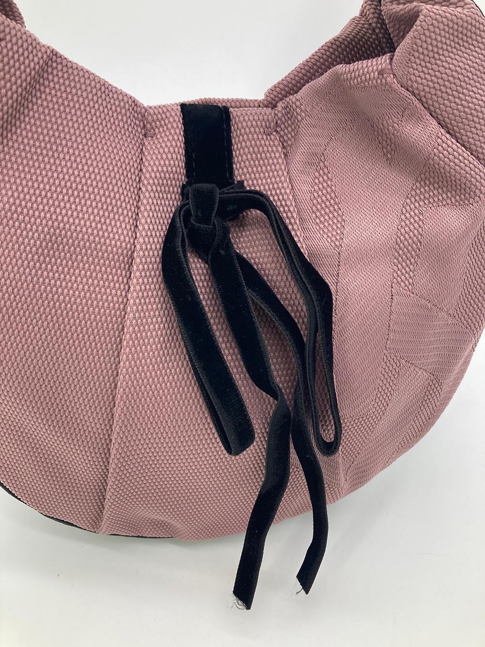 YVES SAINT LAURENT Mauve Canvas Rive Gauche Shoulder Bag