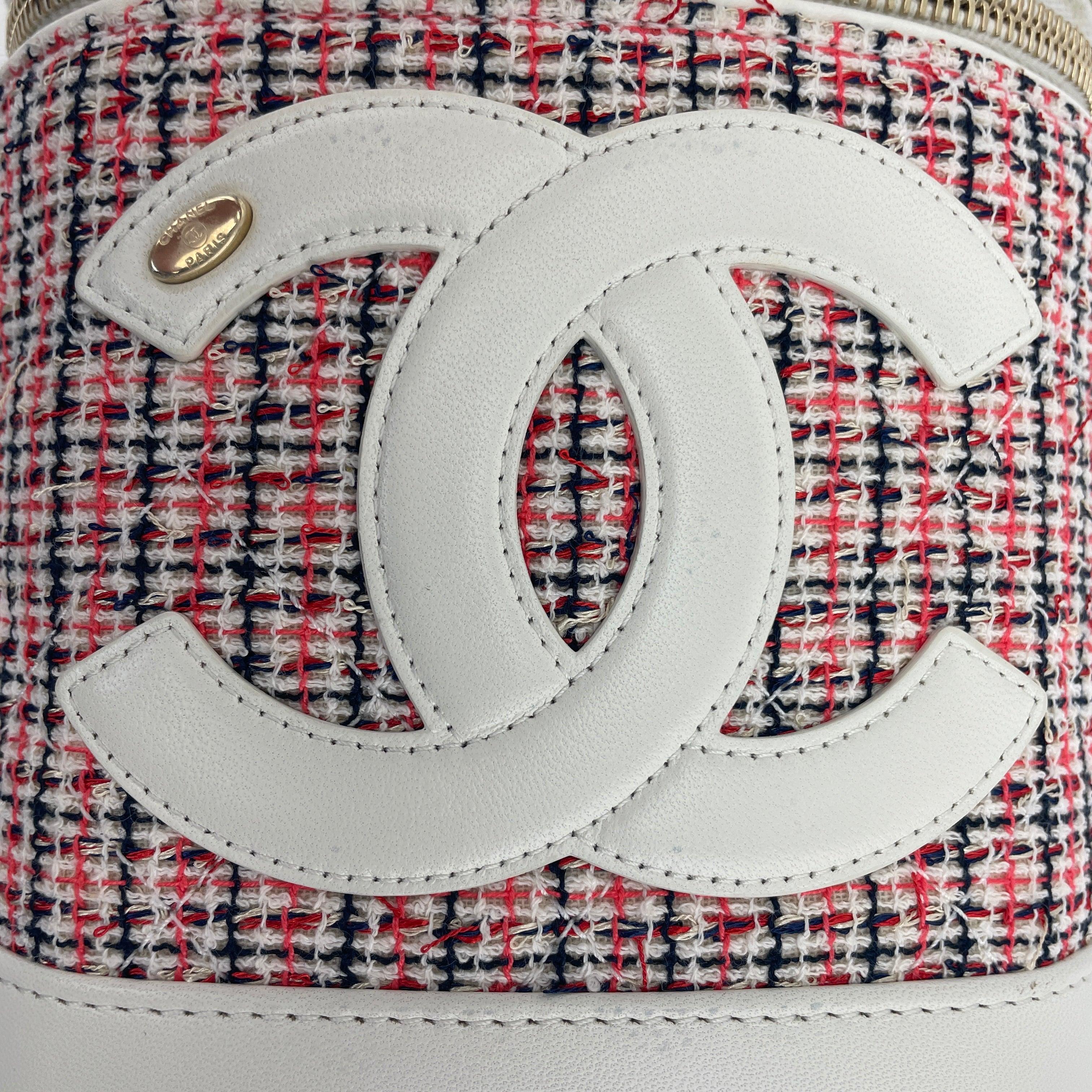 CHANEL Gold CC Mania Vanity Case -OUTLET