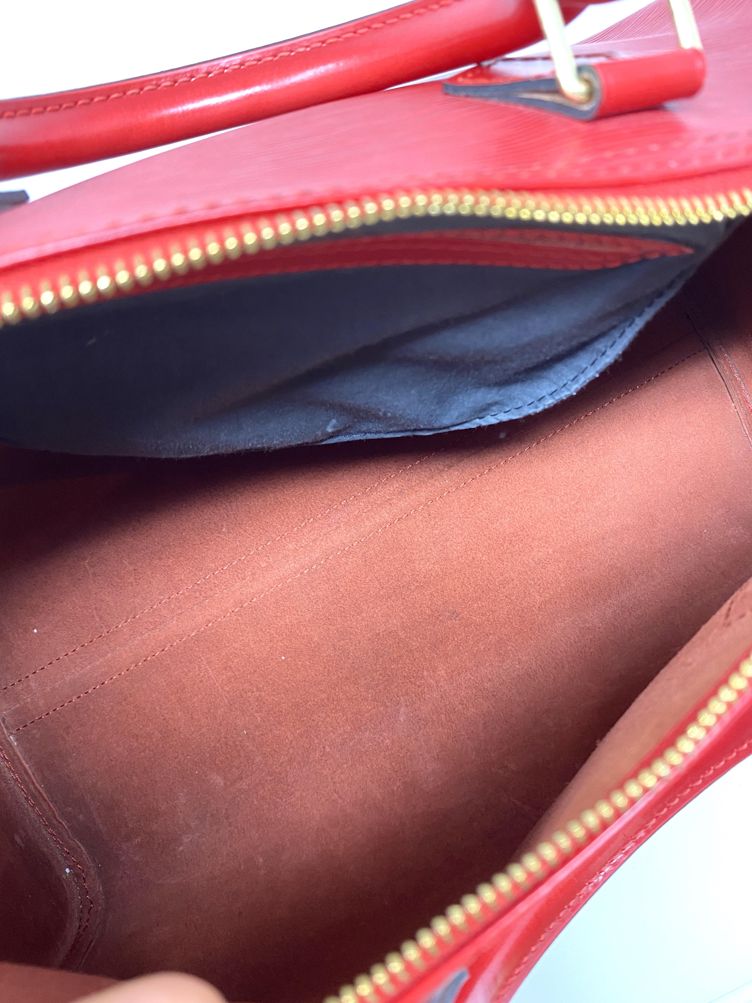 LOUIS VUITTON SPEEDY 40 RED EPI LEATHER – VINTAGE