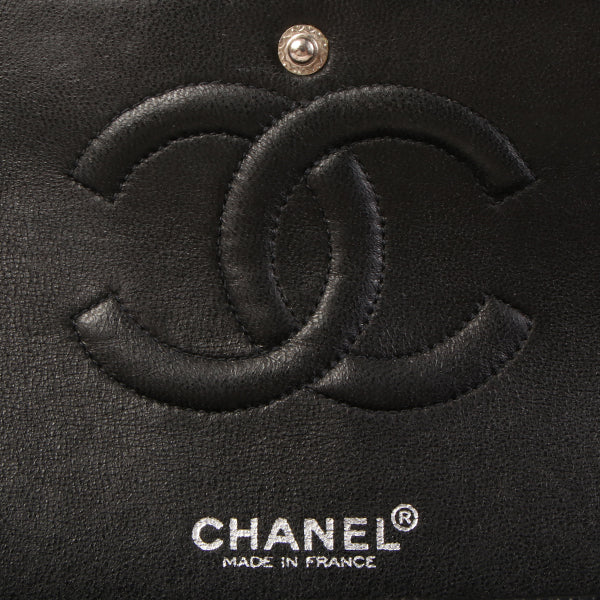 CHANEL Around 2000 Made Caviar Skin Classic Flap Chain Bag 25Cm Black