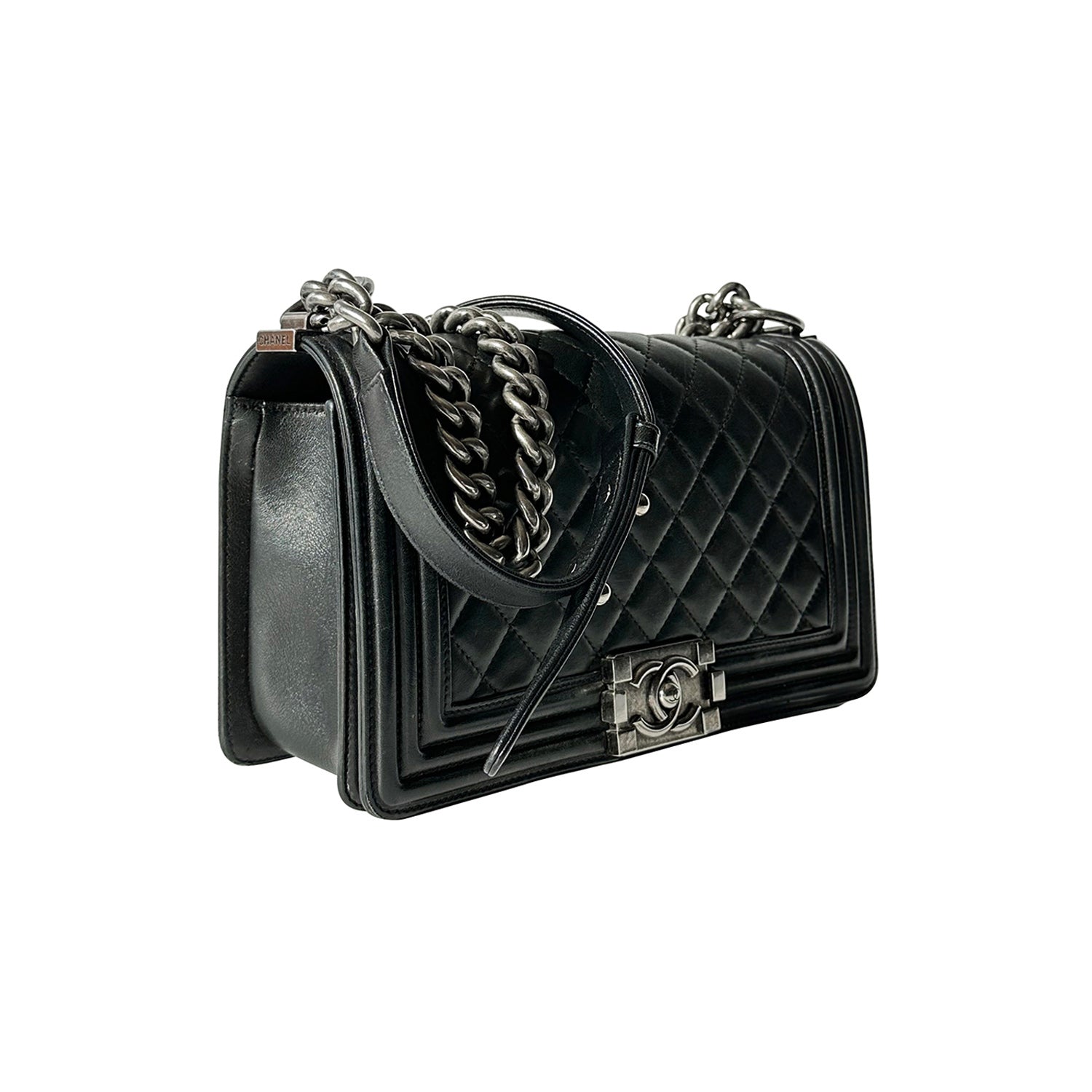 Chanel Quilted Medium Boy Bag