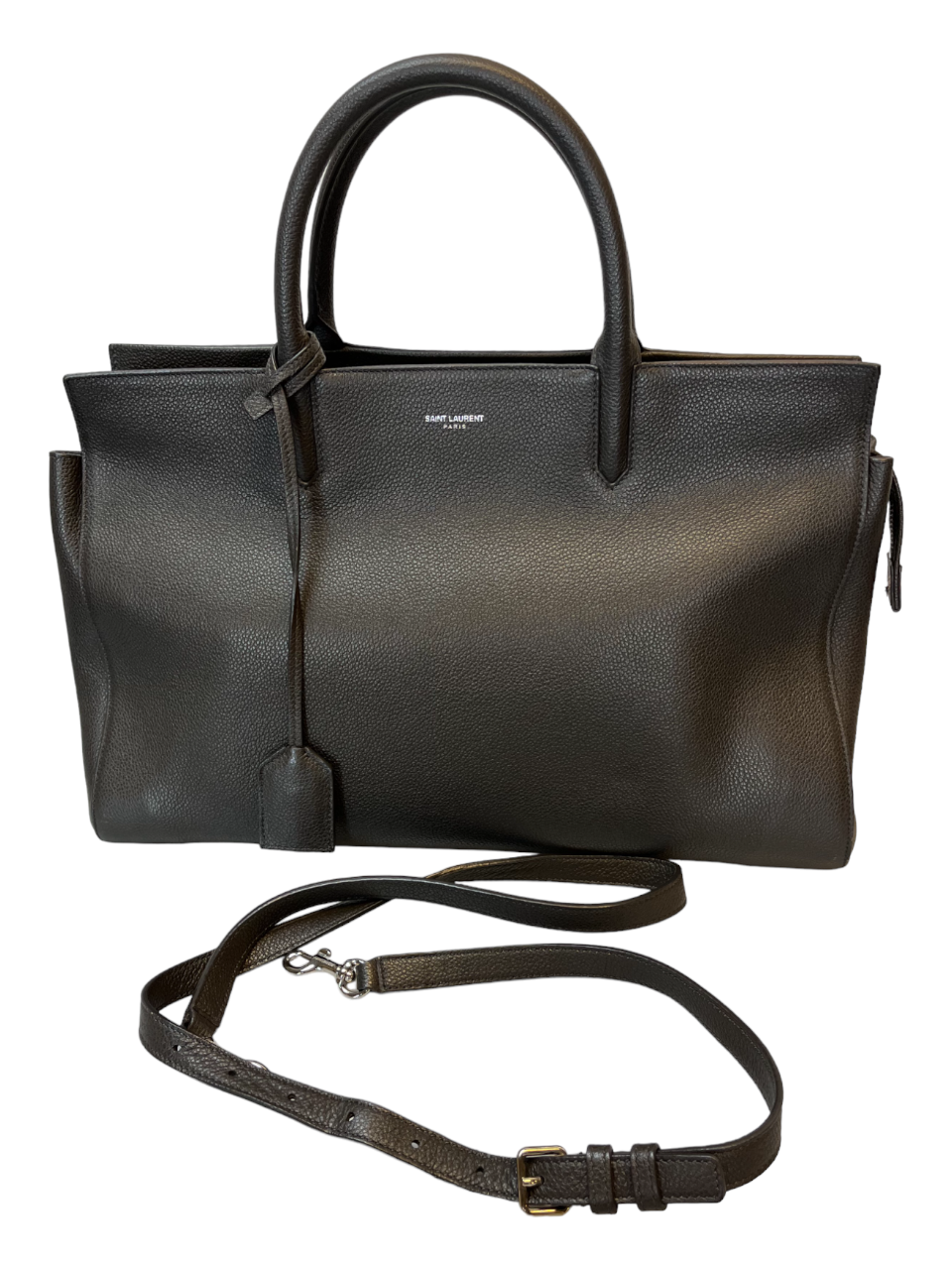 Saint Laurent Cabas Rive Gauche Leather Bag