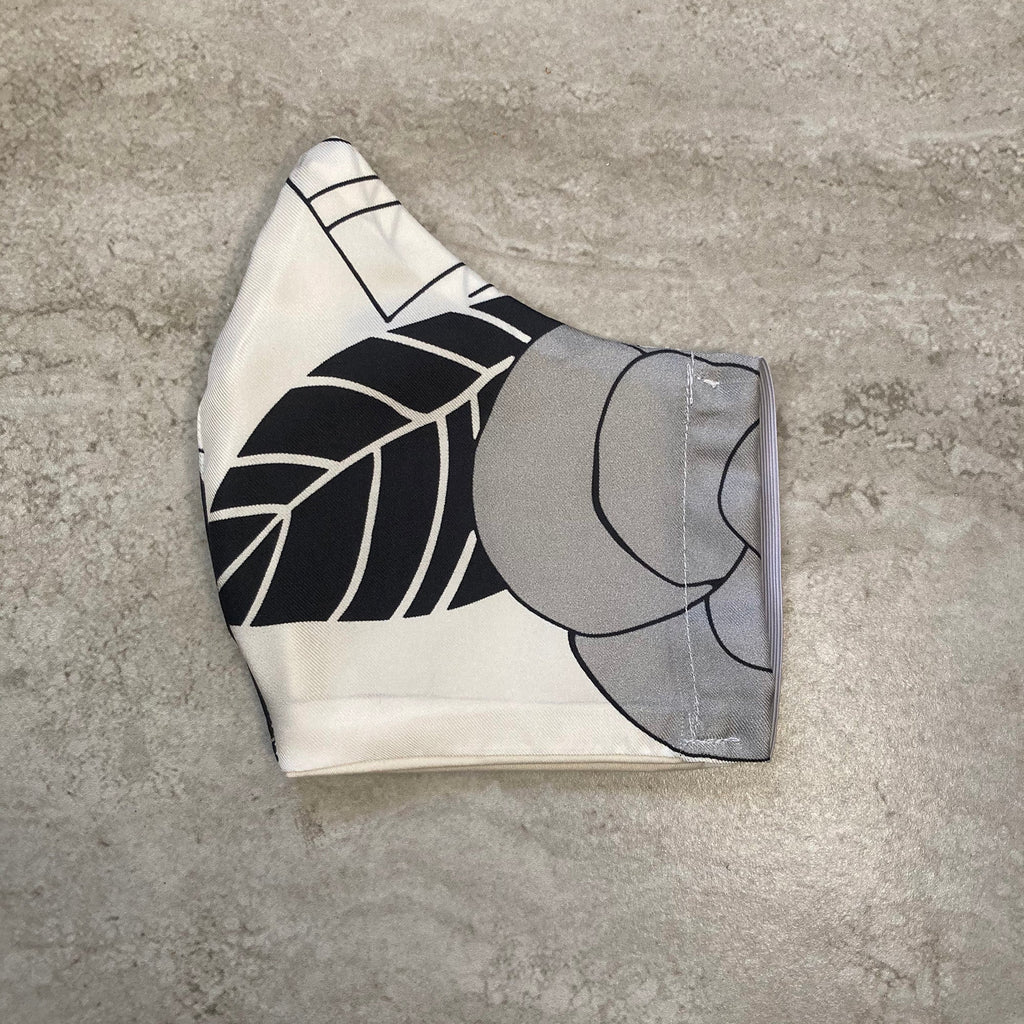 Chanel Camellia Silk Scarf Face Mask