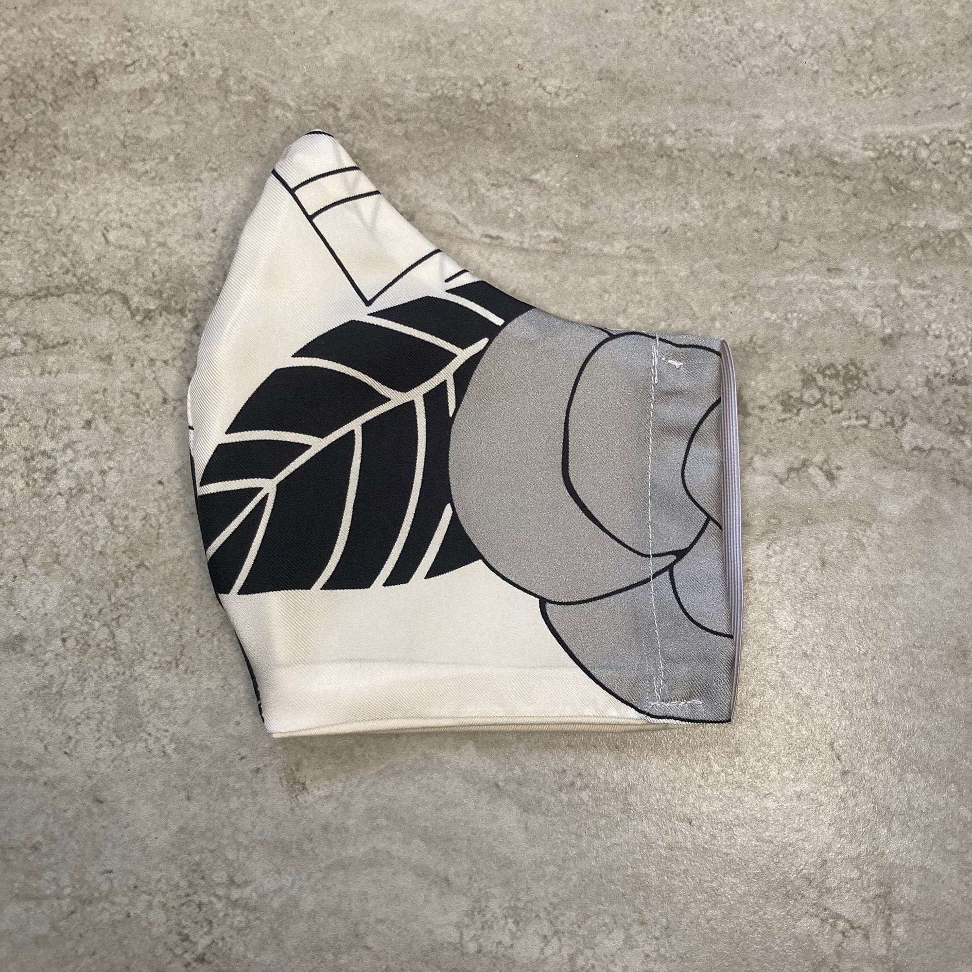 Chanel Camellia Silk Scarf Face Mask
