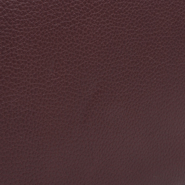 YVES SAINT LAURENT Diamond Cutout Logo Plate 2Way Bag Bordeaux