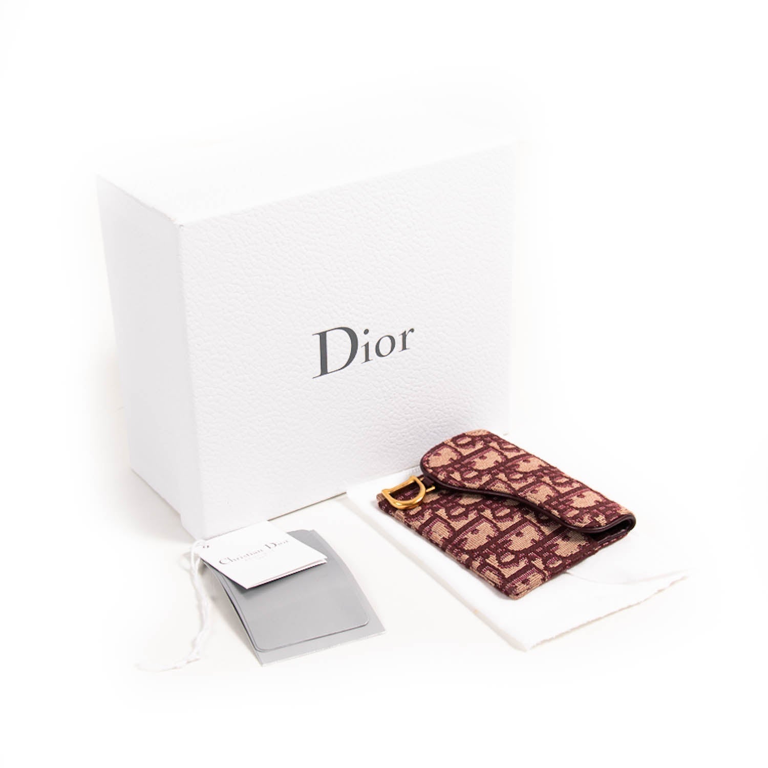 Christian Dior Saddle Compact Card Case