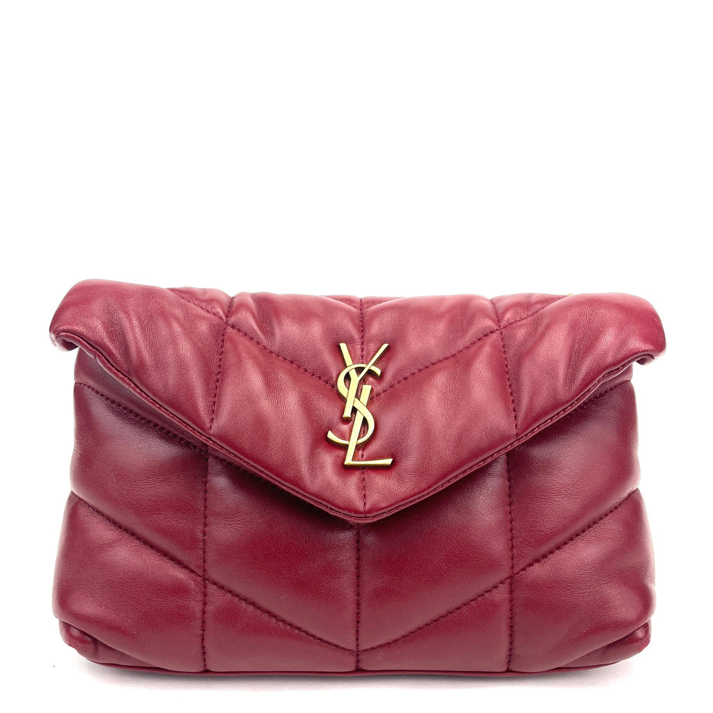 SAINT LAURENT PUFFER TOY BAG IN QUILTED LAMBSKIN