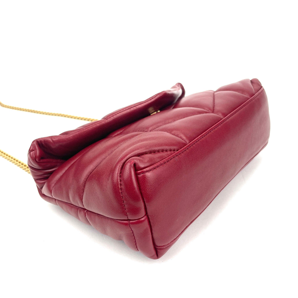 SAINT LAURENT PUFFER TOY BAG IN QUILTED LAMBSKIN