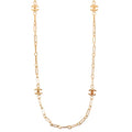 CHANEL Mini Cc Mark Long Chain Necklace