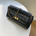 CHANEL Around 2001 Made Chocolate Bar 2.55 Chain Bag Black