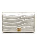 CHANEL CC Leather Clutch Bag