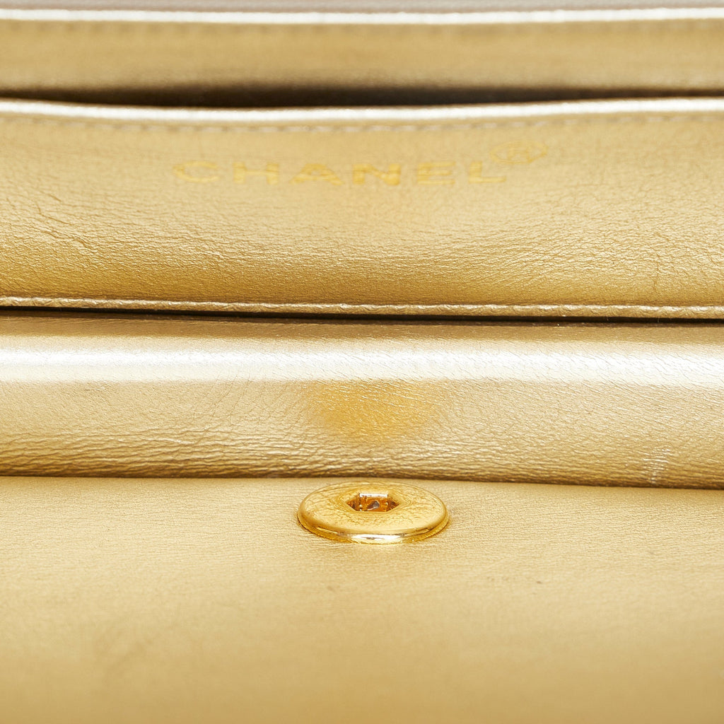 CHANEL CC Leather Clutch Bag