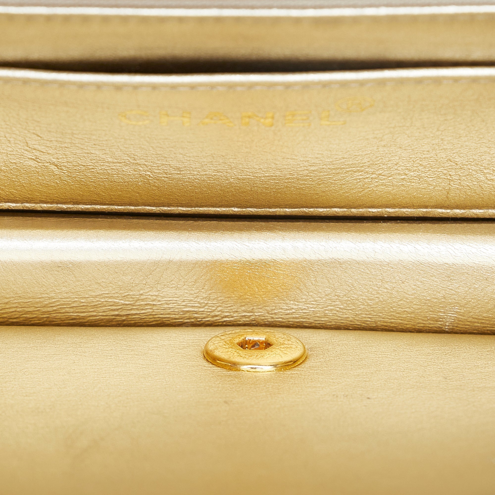 CHANEL CC Leather Clutch Bag