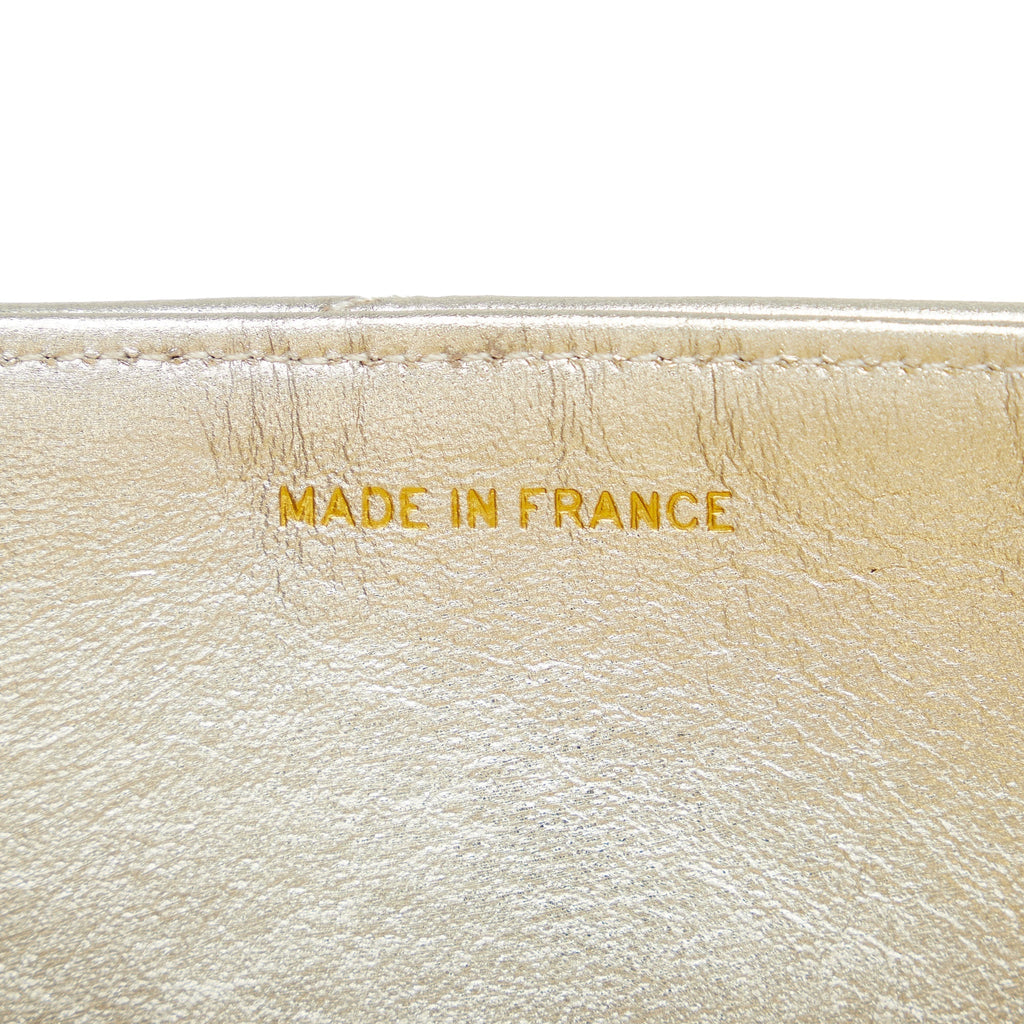 CHANEL CC Leather Clutch Bag