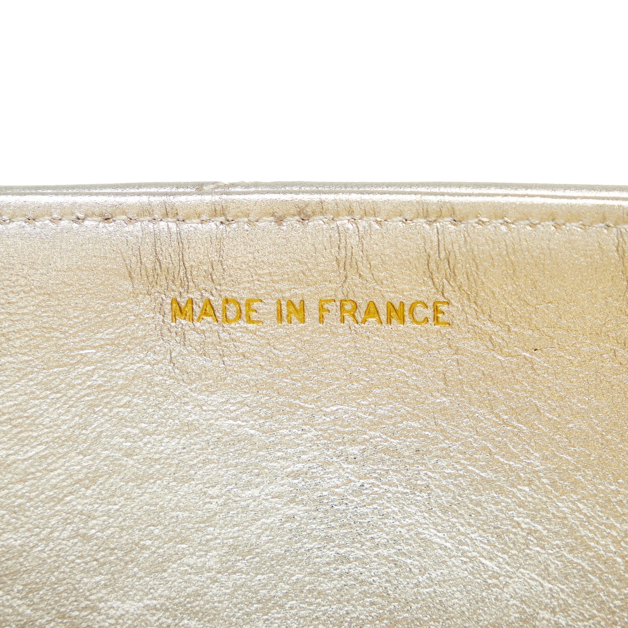 CHANEL CC Leather Clutch Bag