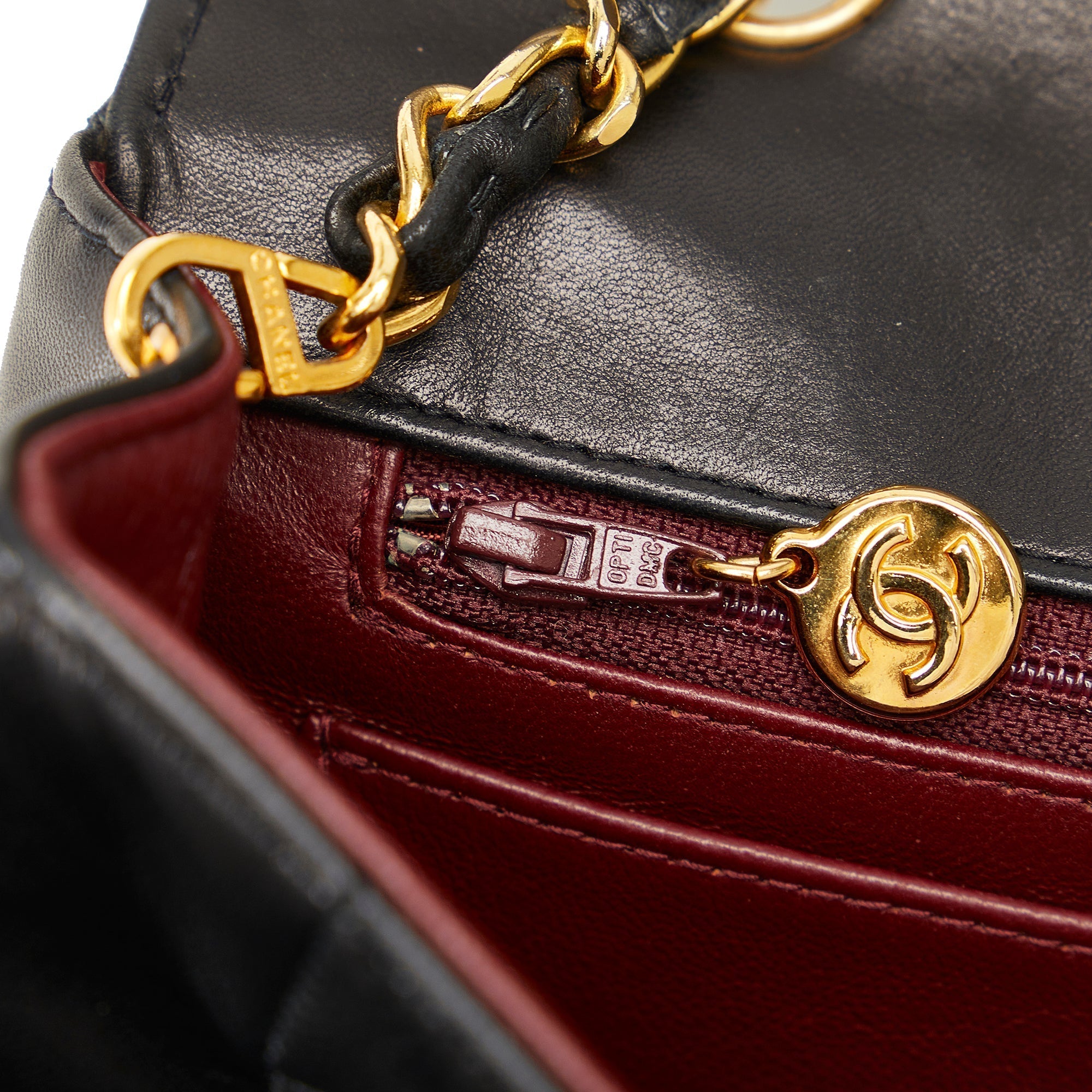 CHANEL Medium Lambskin Diana Flap Crossbody Bag